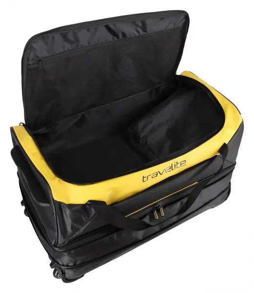 Cestovná taška na kolieskach Travelite Basics Wheeled Duffle exp. Black/yellow