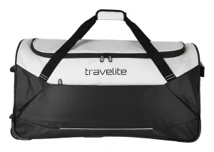 Cestovná taška na kolieskach Travelite Basics Trolley Travel Bag Black/white