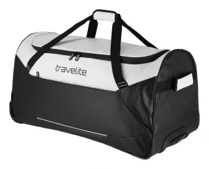 Cestovná taška na kolieskach Travelite Basics Trolley Travel Bag Black/white