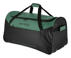 Cestovná taška na kolieskach Travelite Basics Trolley Travel Bag Black/green