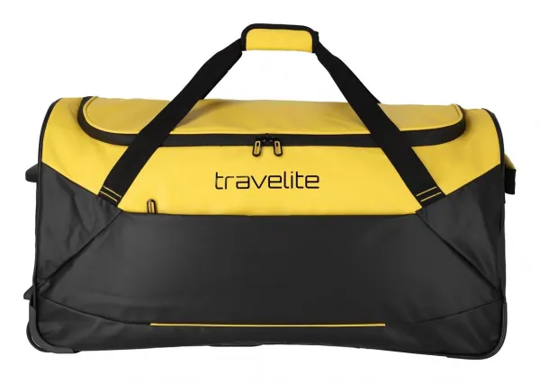Cestovná taška na kolieskach Travelite Basics Trolley Travel Bag Black/yellow