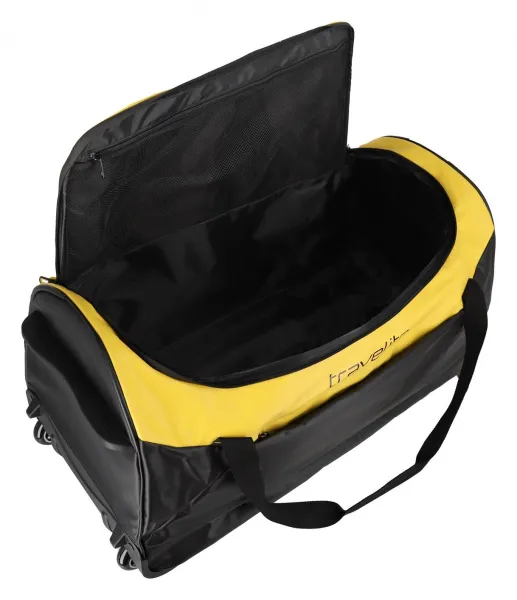 Cestovná taška na kolieskach Travelite Basics Trolley Travel Bag Black/yellow
