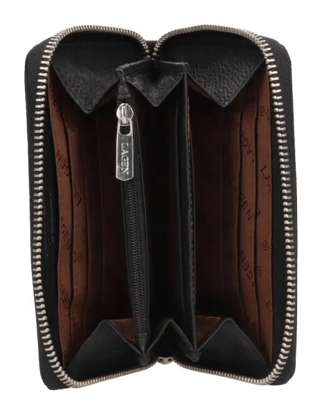 Dámska kožená peňaženka Lagen 50309 Black