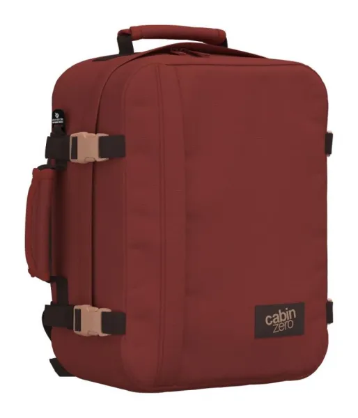 Batoh do lietadla 40x30x20 CabinZero Classic 28L Sangria red
