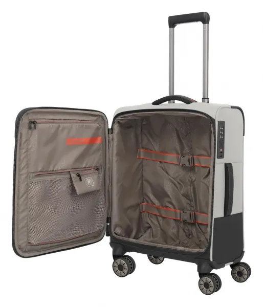 Kufor do lietadla 55x40x20 Travelite Crosslite 5.0 S White Sand