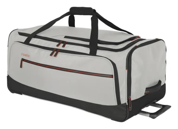 Cestovná taška na kolieskach Travelite Crosslite 5.0 Wheeled Duffle L White Sand