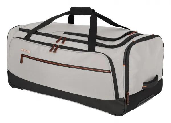 Cestovná taška na kolieskach Travelite Crosslite 5.0 Wheeled Duffle L White Sand