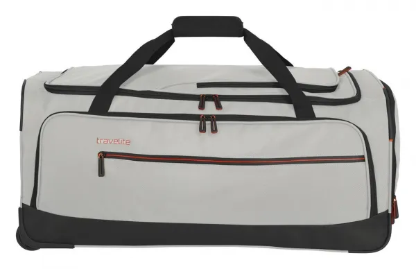 Cestovná taška na kolieskach Travelite Crosslite 5.0 Wheeled Duffle L White Sand