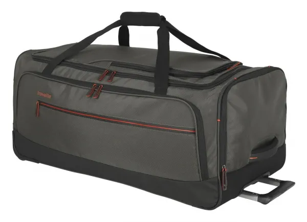 Cestovná taška na kolieskach Travelite Crosslite 5.0 Wheeled Duffle L Dark Olive