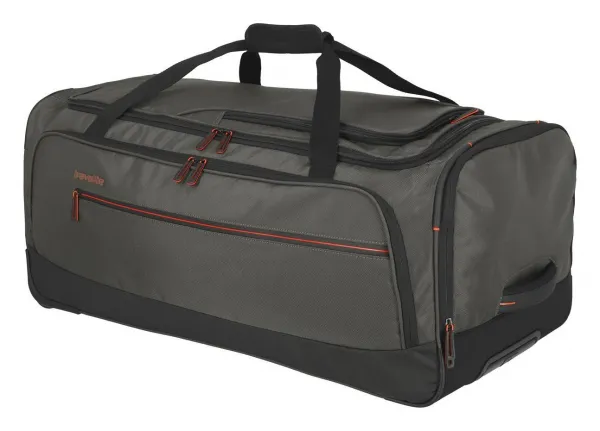 Cestovná taška na kolieskach Travelite Crosslite 5.0 Wheeled Duffle L Dark Olive