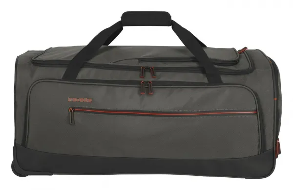Cestovná taška na kolieskach Travelite Crosslite 5.0 Wheeled Duffle L Dark Olive