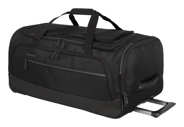 Cestovná taška na kolieskach Travelite Crosslite 5.0 Wheeled Duffle M Black