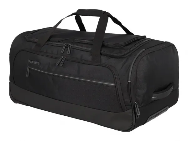 Cestovná taška na kolieskach Travelite Crosslite 5.0 Wheeled Duffle M Black