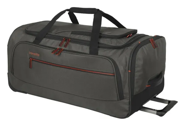 Cestovná taška na kolieskach Travelite Crosslite 5.0 Wheeled Duffle M Dark Olive