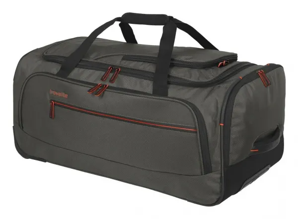 Cestovná taška na kolieskach Travelite Crosslite 5.0 Wheeled Duffle M Dark Olive