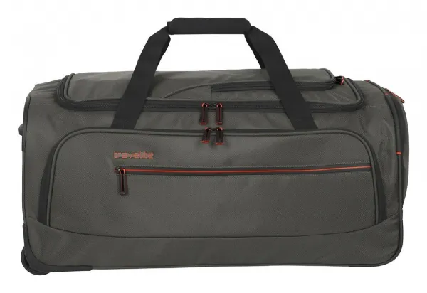 Cestovná taška na kolieskach Travelite Crosslite 5.0 Wheeled Duffle M Dark Olive