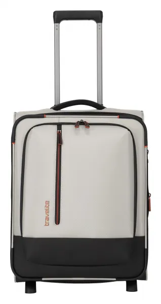 Kufor do lietadla 55x40x20 Travelite Crosslite 5.0 2w S exp. White Sand