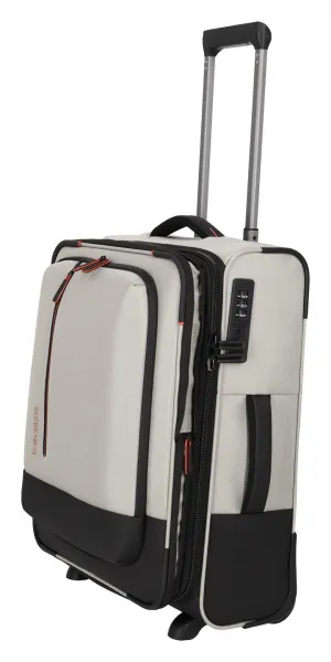 Kufor do lietadla 55x40x20 Travelite Crosslite 5.0 2w S exp. White Sand