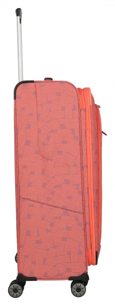 Veľký cestovný kufor Travelite Skaii 4w L Print Peach