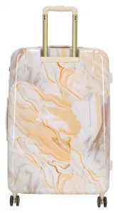 Veľký škrupinový kufor Charm London 23169 L Cream