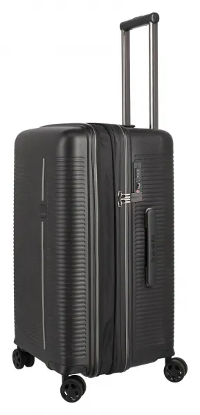 Stredný kufor na kolieskach Travelite Roomer Trunk M Black