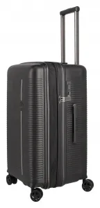Stredný kufor na kolieskach Travelite Roomer Trunk M Black