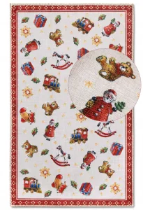 Villeroy & Boch - Hanse Home koberce Kusový koberec Villeroy & Boch Toy's delight s potlačou 106192 Red, Multicolor - 50x80 cm