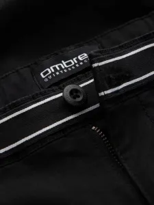 Trendy pánske chinos nohavice čierne