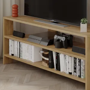 Rohový TV stolek Houseland Thales dub přírodní