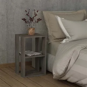 Nočný stolík Houseland Lonie tmavá káva