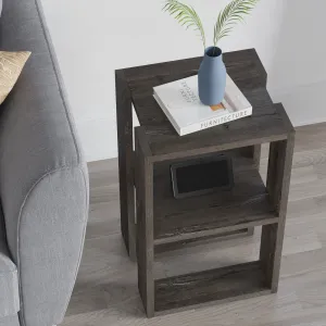 Nočný stolík Houseland Lonie tmavá káva