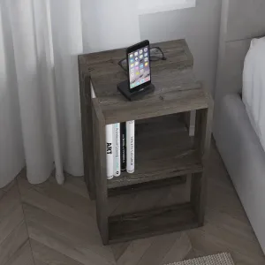 Nočný stolík Houseland Lonie tmavá káva