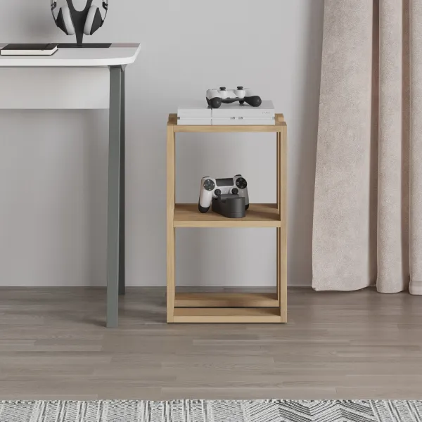 Nočný stolík Houseland Lonie dub prírodný