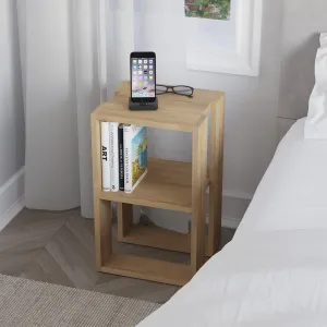 Nočný stolík Houseland Lonie dub prírodný