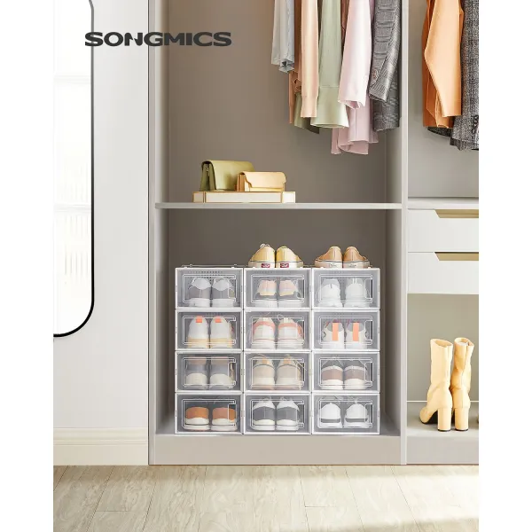 SONGMICS Botník Ludar 12 ks číry