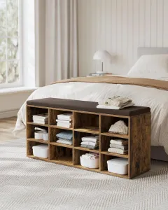 SONGMICS Botník Vasagle Endersen 104 cm hnedý/čierny
