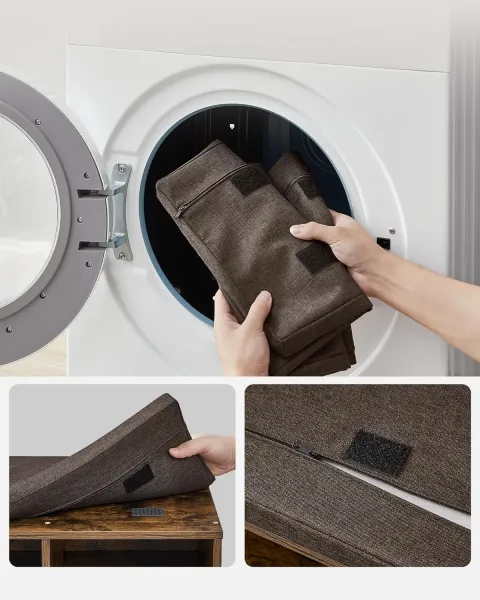SONGMICS Botník Vasagle Endersen 104 cm hnedý/čierny