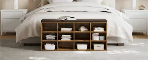 SONGMICS Botník Vasagle Endersen 104 cm hnedý/čierny