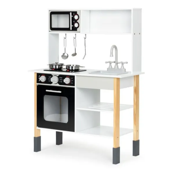 ECOTOYS Dřevěná kuchyně pro děti Dumpling