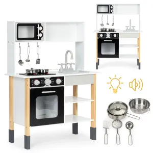 ECOTOYS Dřevěná kuchyně pro děti Dumpling