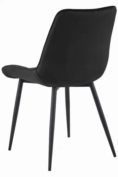 Kreslo BERA - čierny zamat / čierne nohy x 2 9401 71 00 00