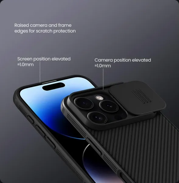 Nillkin CamShield PRO Kryt pre iPhone 16 Pro, Tmavozelený