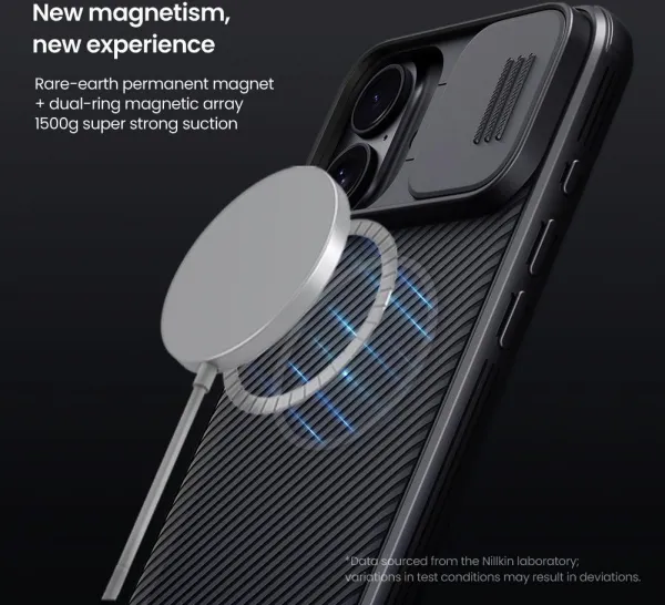 Nillkin CamShield PRO Kryt pre iPhone 16 Plus, Čierny