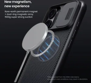Nillkin CamShield PRO Kryt pre iPhone 16 Plus, Čierny