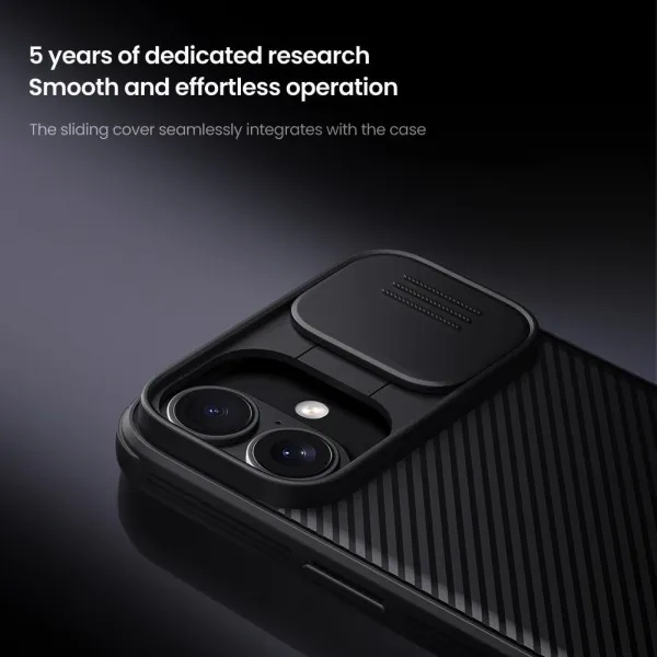 Nillkin CamShield PRO Kryt pre iPhone 16 Plus, Čierny