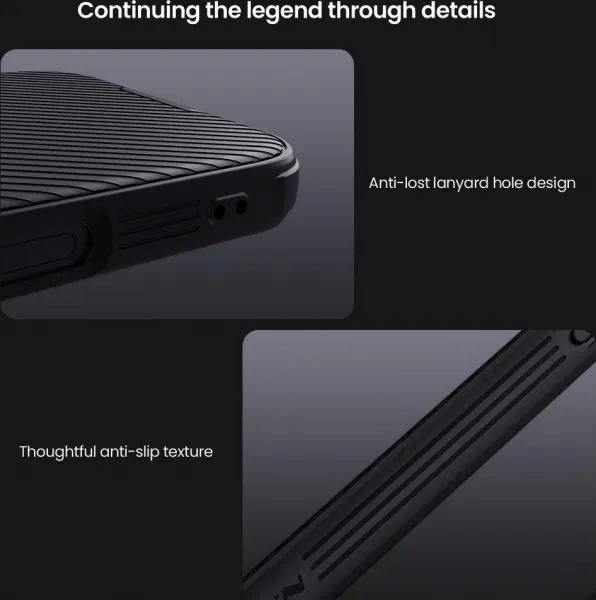 Nillkin CamShield PRO Kryt pre iPhone 16 Plus, Čierny