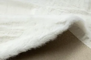 Koberec TEDDY NEW wool 45 krémový, kruh