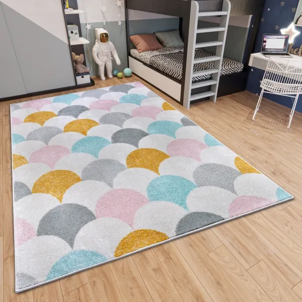Hanse Home Collection koberce Detský koberček Adventures 105950 Cream Multicolor - 160x235 cm