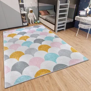 Hanse Home Collection koberce Detský koberček Adventures 105950 Cream Multicolor - 160x235 cm