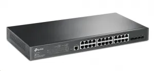 TP-Link TL-SG3428, 24 portov gigabitový L2+ manažovaný switch s 4 10GE SFP+ slotmi TL-SG3428